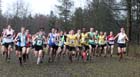 Soon after the start of the under-20 mens Northern Cross Country Champs, Knowsley Safari Park. Photo: David T. Hewitson/Sports for All Pics